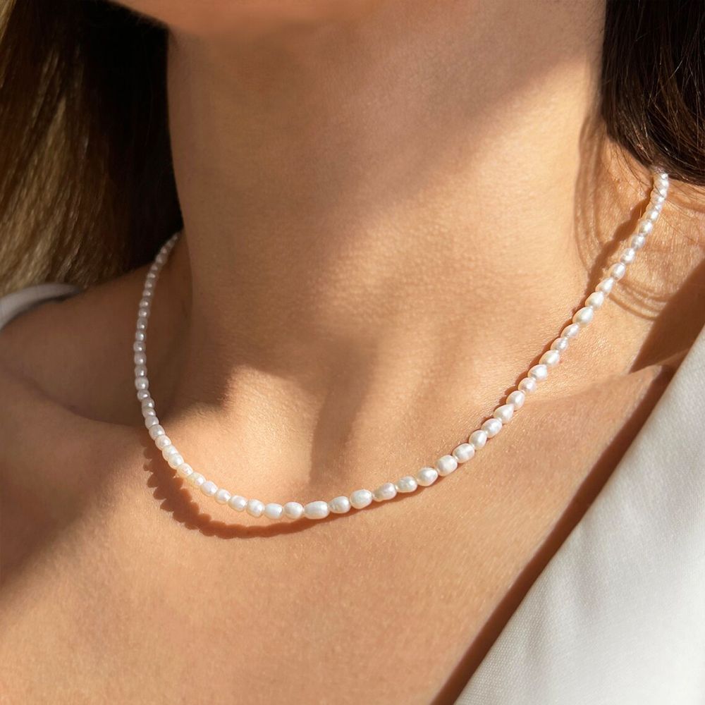 Akoya - Gai | 14k Gold Baroque Pearl Choker