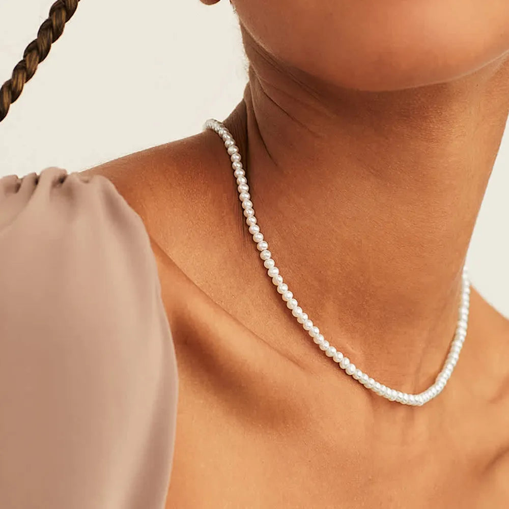 Akoya - Gai | 14k Gold Pearl Statement Necklace