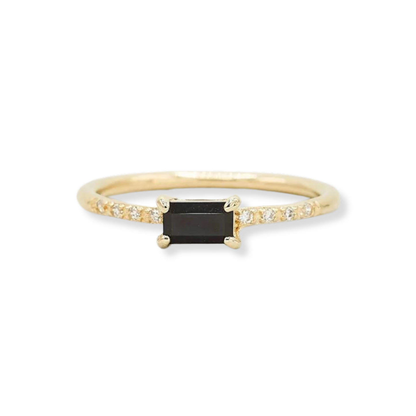 Onyx | 14k Gold Black Onyx Ring